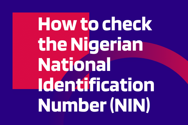 how to check nin number on all network in nigeria