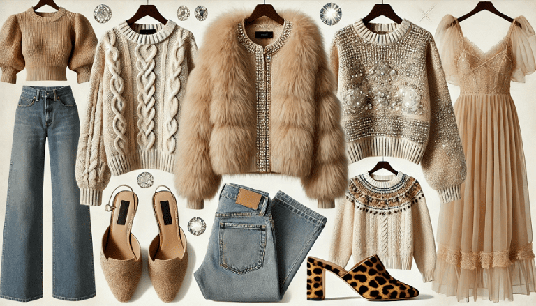 Cable Knit Crewneck Sweater