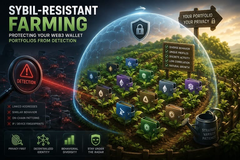 Sybil-Resistant Farming: How to Protect Your Web3 Wallet Portfolio from Detection