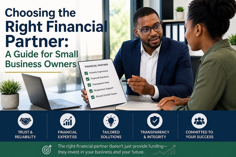 How to Choose the Right Financial Partner for Your Small Business