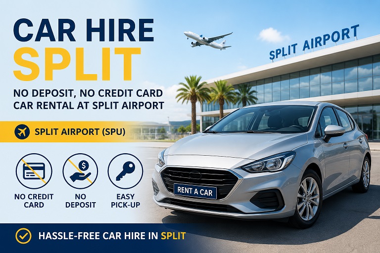 Car Hire Split: No Deposit & No Credit Card at Split Airport