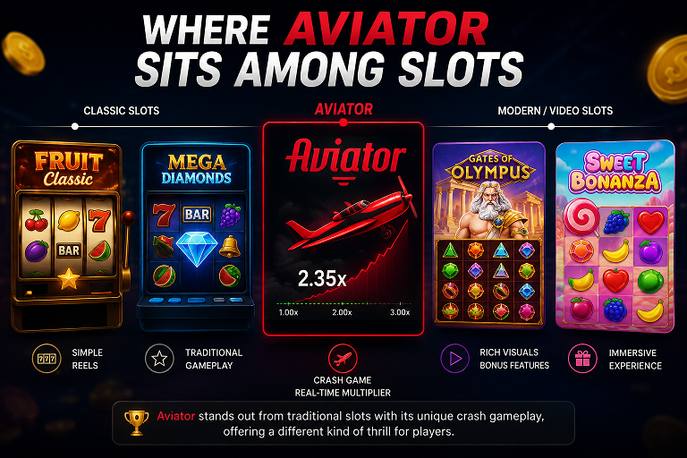 Aviator vs Slots: Where Does It Really Fit?